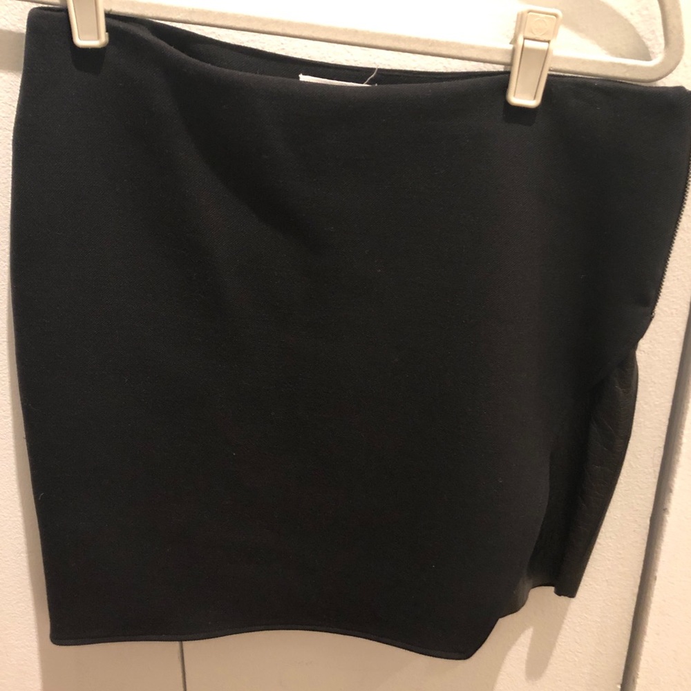 Black Helmut Lang Mini-Skirt, Size 8